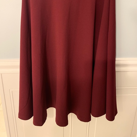 Women’s MissMay Retro Gorgeous City Medium Burgundy Dress - Picture 2 of 7